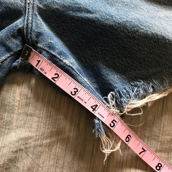 ⚡️Vintage⚡️RUSTLER ⚡️ High Waist Denim Shorts - Picture 7 of 7